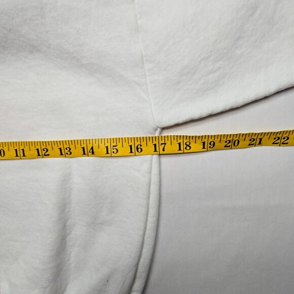 Vintage Scarecrow Sweatshirt Hanes Blue Bow White Youth M Fall Sweater 90s - Picture 12 of 13